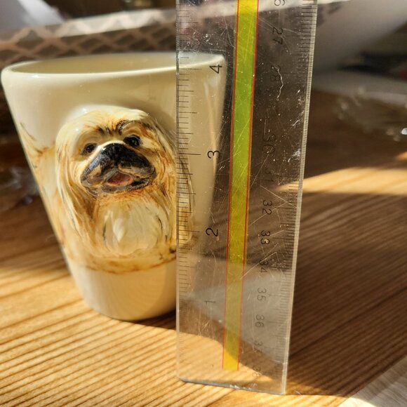 Blue Witch 3D Hand-Painted Pekingese Dog Mug Collectible - Picture 7 of 7